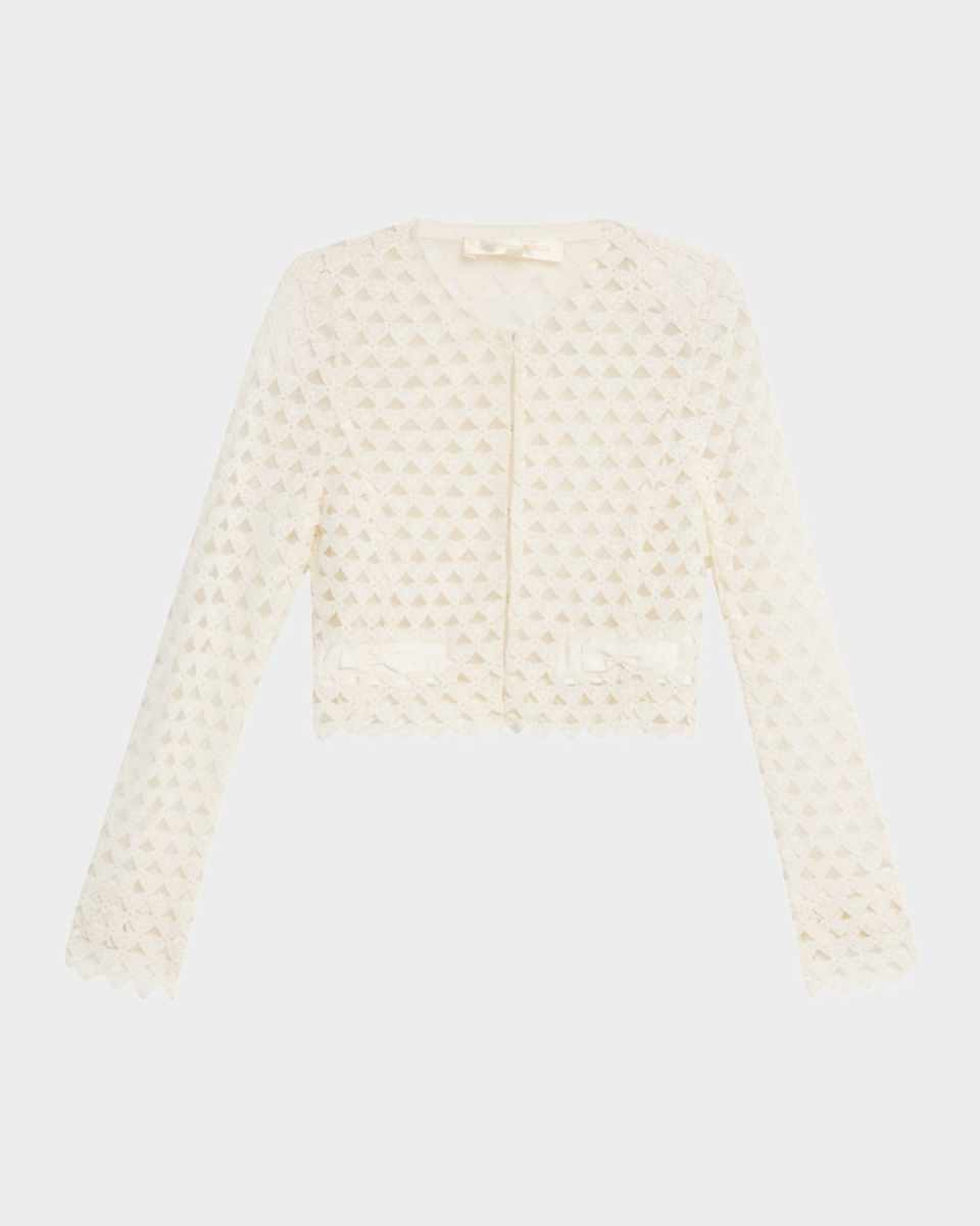 Alaya Crochet Heart Jacket